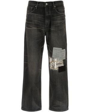 Yohji Yamamoto Mid Rise Jeans - Black