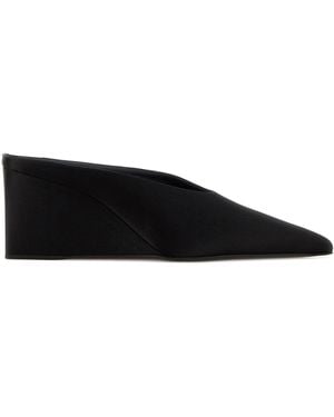 Alaïa Sabot in raso nero