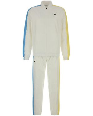 Lacoste White Polyester Tracksuit