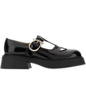 Ferragamo Cassandre Mocassins - Black