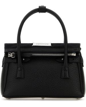 Maison Margiela Black Leather Handbag