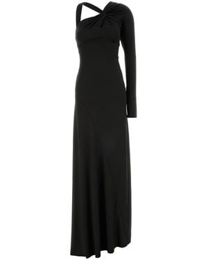 Victoria Beckham Black Stretch Jersey Long Dress