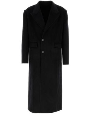 Séfr Black Wool Blend Coat