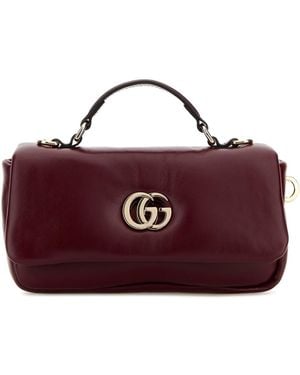 Gucci Metal Logo Handbag - Purple