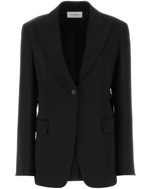 Sportmax Black Viscose Novella Blazer