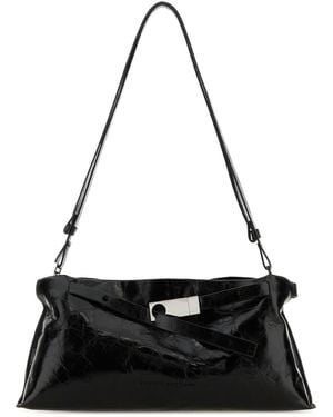 Benedetta Bruzziches Black Leather Mame Shoulder Bag