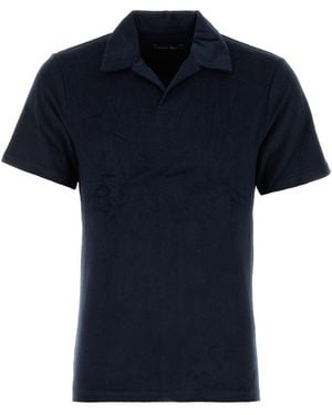 Frescobol Carioca Polo Faustino in spugna blu navy - Nero