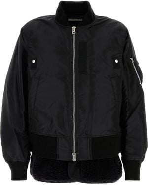 Sacai Nylon Bombe Jacket - Black