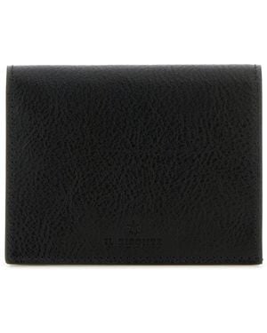 Il Bisonte Black Leather Wallet