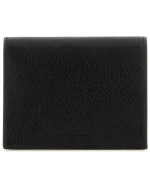 Il Bisonte Black Leather Wallet