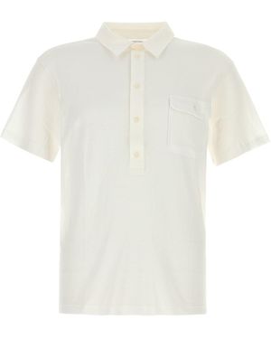 GIMAGUAS White Cotton Tristan Polo Shirt