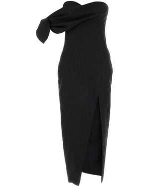 Givenchy Slate Wool Dress - Black