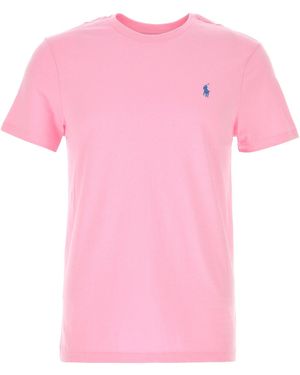 Polo Ralph Lauren Pink Cotton T-shirt