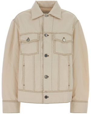 Ami Paris Ami Sand Denim Jacket - Natural
