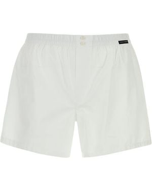 Dolce & Gabbana Dolce & Gabbana Poplin Boxer - White