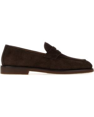 Brunello Cucinelli Pair Of Loafers - Brown
