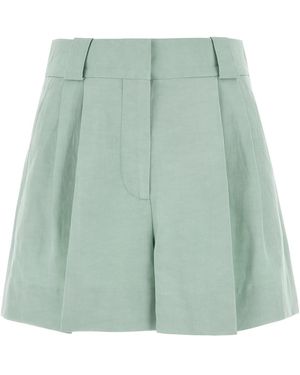 BLAZE Shorts Zenith in misto seta azzurro - Verde