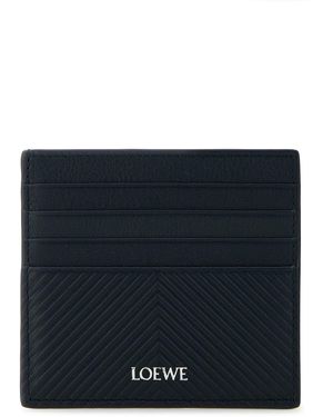 Loewe Portacarte in pelle blu navy - Nero