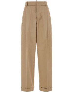 DSquared² Beige Gabardine Pant - Natural