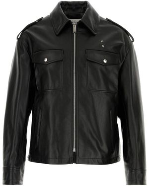 McQueen Leather Jacket - Black