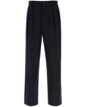 GIORGIO ARMANI X ALANUI Midnight Blue Wool Pant - Black