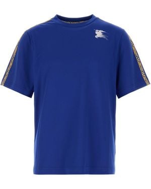 Burberry Blue Polyester T-shirt