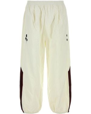 ADIDAS X WILLY CHAVARRIA White Nylon joggers