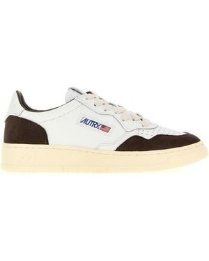 Autry White Leather Medalist Sneakers