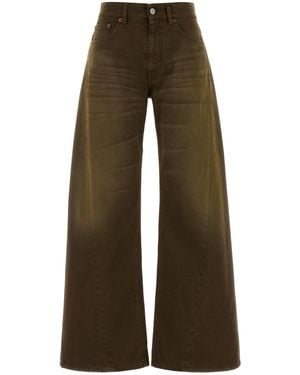 MM6 by Maison Margiela Khaki Denim Jeans - Green
