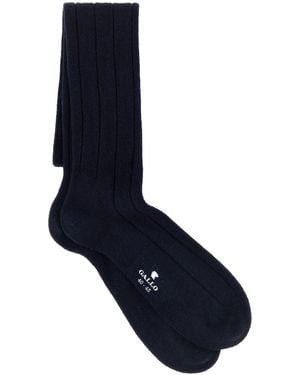 Gallo Midnight Blue Stretch Cashmere Blend Socks