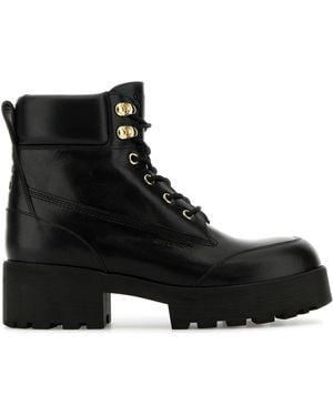 Givenchy Leather Trekker Ankle Boots - Black