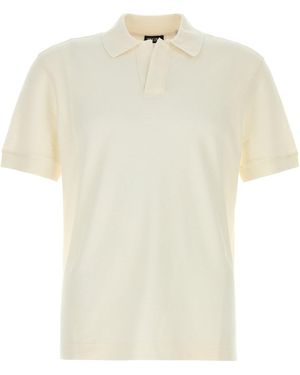 ZEGNA Polo in misto cotone avorio - Bianco