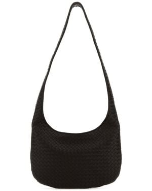 Bottega Veneta Borsa a tracolla Veneto in nappa marrone - Nero