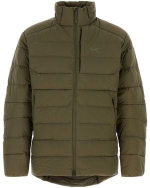 Arc'teryx Olive Green Thorium In Nylon Nero