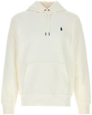 Polo Ralph Lauren Logo Hoodie - White