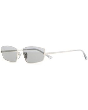 Gucci Occhiali da sole in metallo argento - Bianco