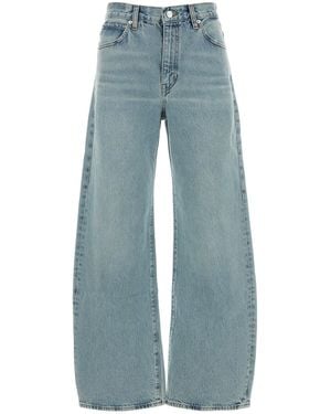 FRAME Denim The Bow Wide-leg Jeans - Blue