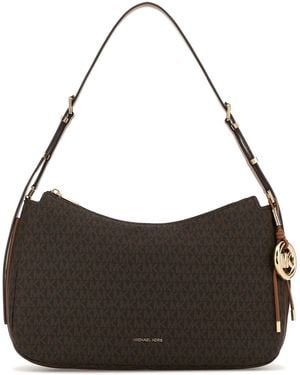 MICHAEL Michael Kors Printed Canvas Nolita Shopping Bag - Black