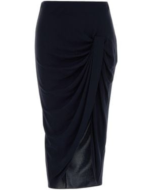 Stella McCartney Midnight Blue Viscose Skirt