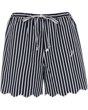 Patou Shorts in cotone ricamato - Nero