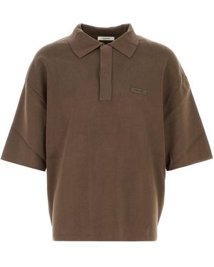Entire studios Brown Cotton Polo Shirt