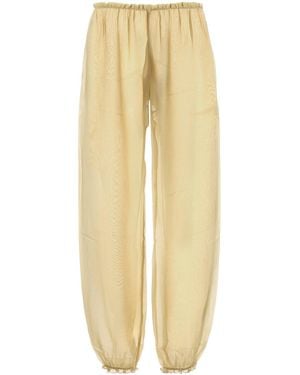 Paloma Wool Yellow Silk Weza Pant - Natural