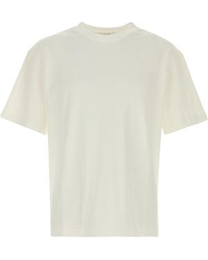 The Row Solid Crew Neck T-Shirt - White