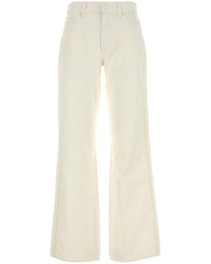 7 For All Mankind White Denim Jeans