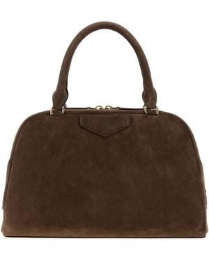 Givenchy Brown Suede Medium Antigona East-west Soft Handbag