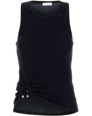 Rabanne Black Stretch Cotton Top