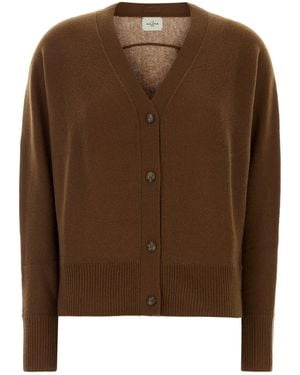 LeKasha Brown Cotton Lyss Cardigan