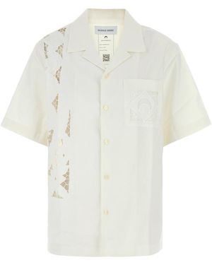 Marine Serre Cotton Shirt - White