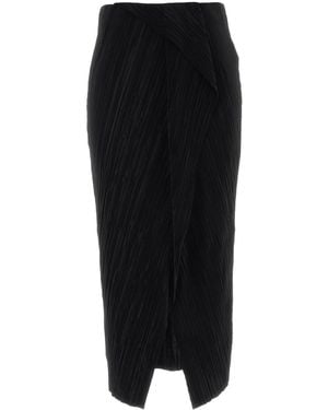 Calvin Klein Black Jersey Skirt
