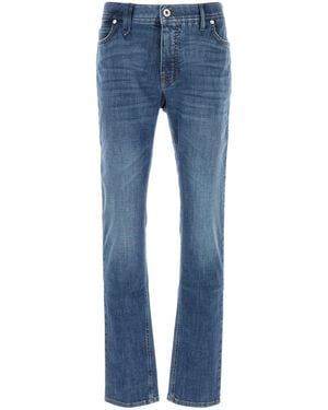 Brioni Jeans in denim stretch - Blu